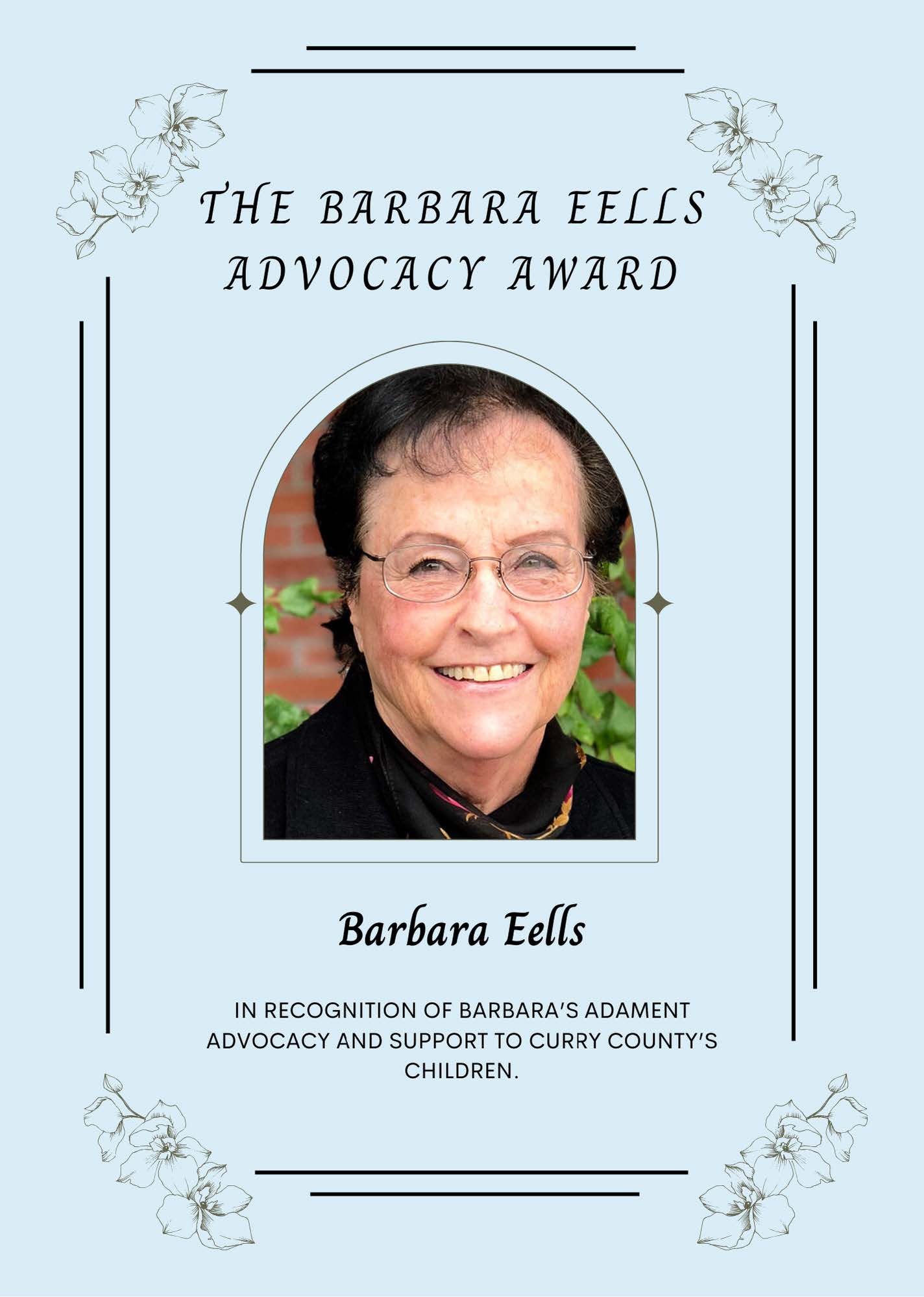 The Barbara Eells Advocacy Award